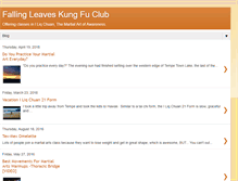 Tablet Screenshot of fallingleaveskungfu.com